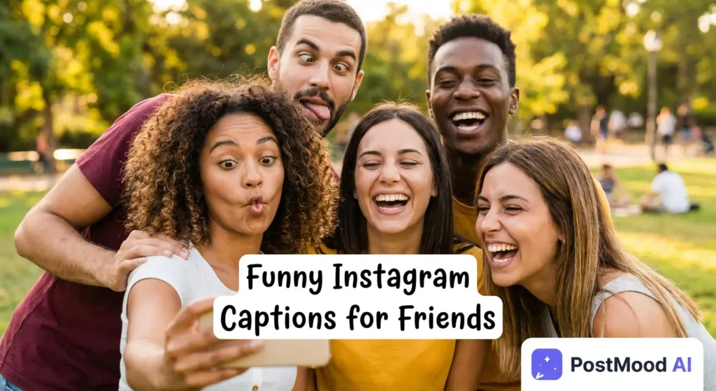 funny instagram captions for friends